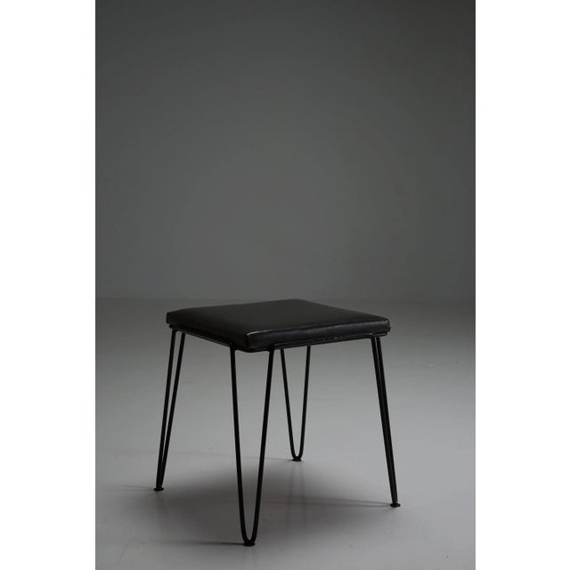 Contemporary Minimalist Spurs Stool, 1950s For Sale - Image 3 of 9