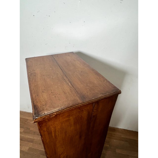 Antique Circa Late 1700s Georgian High Boy Chest of Six Drawers For Sale - Image 11 of 12