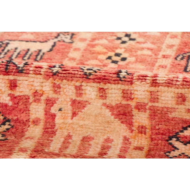 Vintage Moroccan Berber Wool Rug With Tribal Design by Rug & Kilim, 1950-1959 For Sale In New York - Image 6 of 8