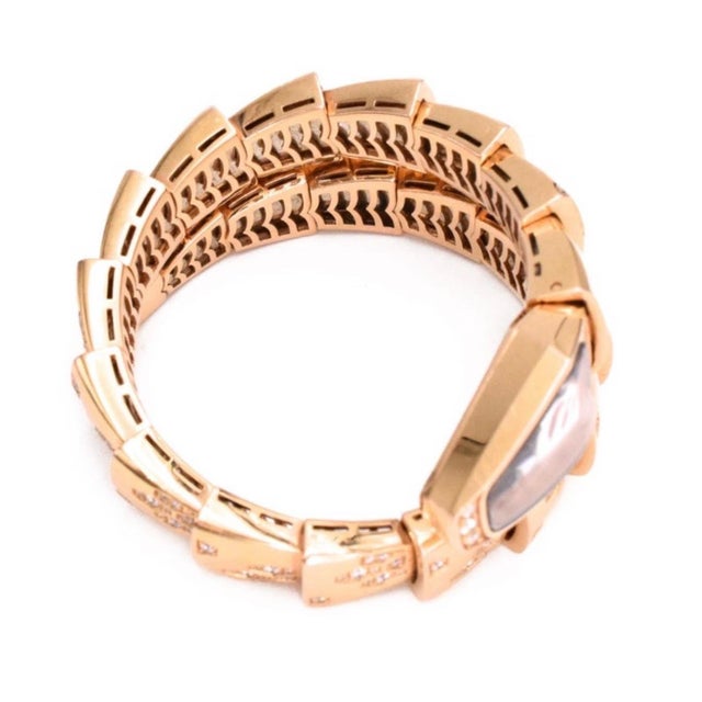 2020s New Bvlgari Tubogas Serpenti Scaglie Ladies Spp26wgd1gd11t Watch With Box +Paper For Sale - Image 5 of 8