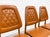 Brown Set of 5 - Mid Century Modern Scandinavian Dining Chairs | Diamond Stitched Upholstery, C. 1960's For Sale - Image 8 of 14