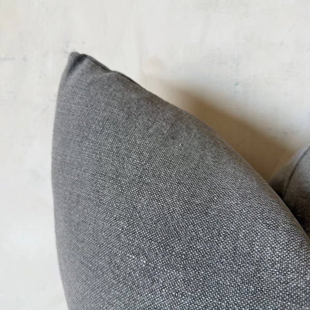 100% Stone Washed Linen Pillow with Down Feather Inserts. These linen pillows are extremely luxurious, heavy weight, and...