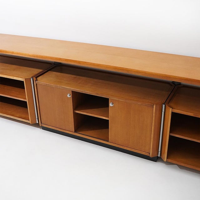 Wood MG14 Sideboard by Osvaldo Borsani for Tecno, 1960s For Sale - Image 7 of 16
