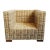 Contemporary Rattan Cube Arm Chair For Sale - Image 10 of 10