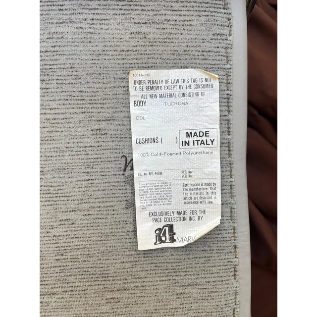 Animal Skin Light Grey 'Tucroma' Chairs by Guido Faleschini for I4 Mariani, 1980s, Signed For Sale - Image 7 of 18