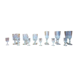 Glasses, 1970s, Set of 18