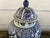 Vintage Large Delft Ginger Jar Vase Blue & White Floral Royal Sphinx Lidded Urn For Sale - Image 15 of 18
