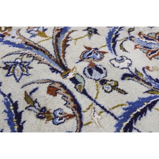 Blue Middle Eastern Hand-Knotted Rug For Sale - Image 8 of 11