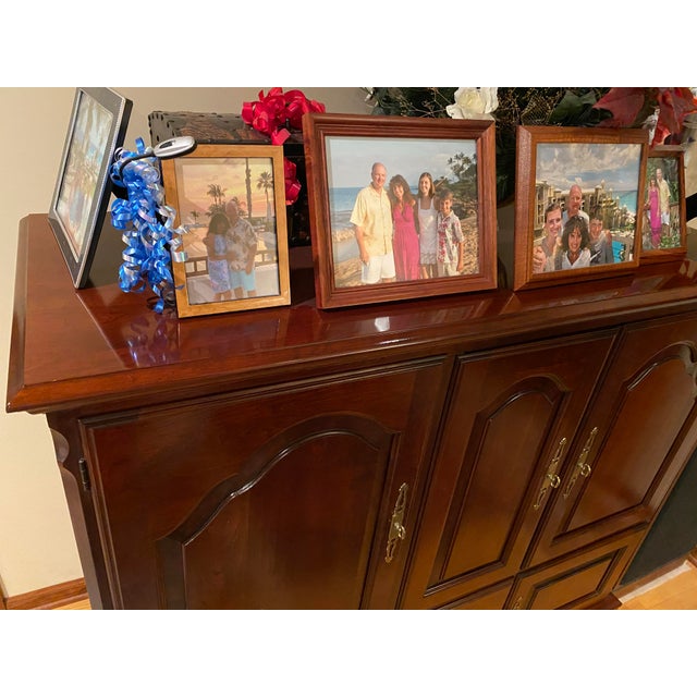 Auburn Pennsylvania House Cherry Wood Entertainment Cabinet Excellent Condition Late 20th Century For Sale - Image 8 of 8