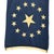Vintage Hortie-Van Mfg. Co. Pasadena California Patriotic Banner, circa 1955–1975. Identical in form to the Betsy Ross-...