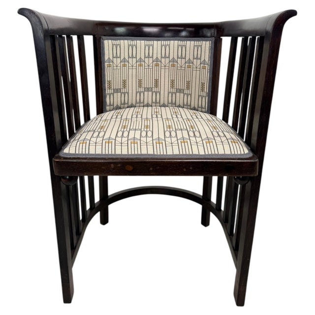 Secession No. 423 Fledermaus Armchair attributed to Josef Hoffmann, 1890s For Sale - Image 16 of 16