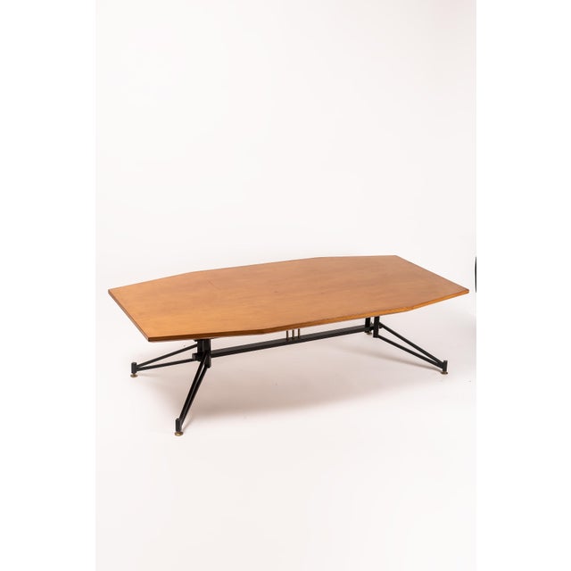 Vintage Italian Coffee Table in the style of Osvaldo Borsani, 1950 For Sale - Image 10 of 10