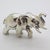 Italian Vintage Italian Handmade Genuine Silver Elephant Figurine Sculpture Miniature For Sale - Image 3 of 11