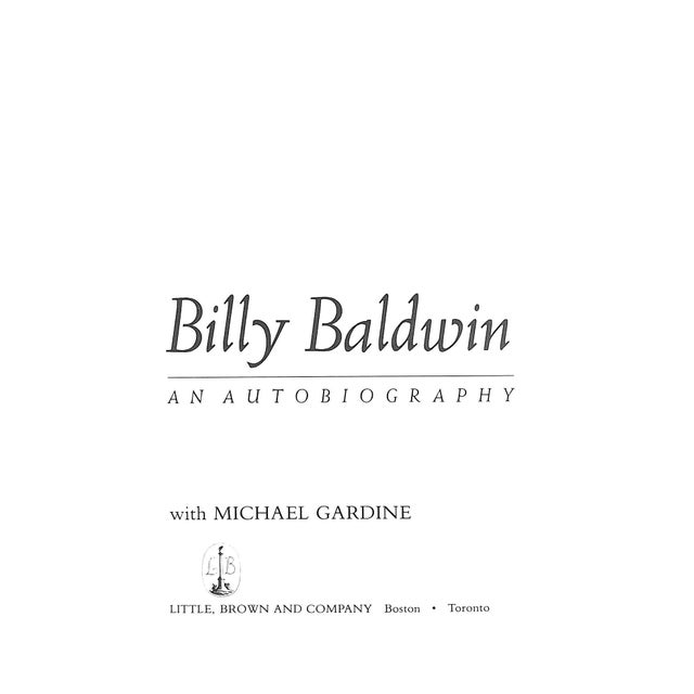 Traditional "Billy Baldwin an Autobiography" 1985 Gardine, Michael For Sale - Image 3 of 9