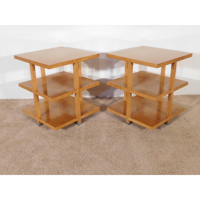 Baker Archetype End Side Tables For Sale In South Bend - Image 6 of 12