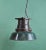 Mid-Century Modern Industrial Lamp in Metal Enemalted and Hierro, 1940s For Sale - Image 3 of 11