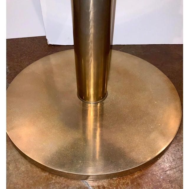 Modern Marble and Brass Counter Height Bar Table Chairish