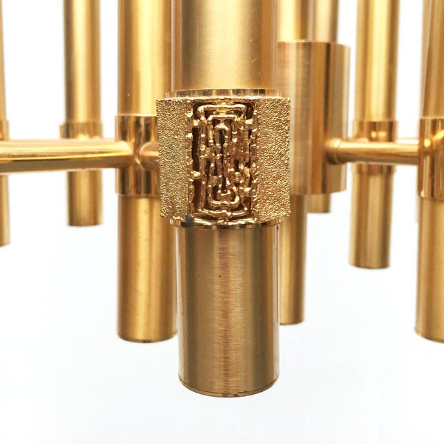 This impressive chandelier was designed by angelo brotto for esperia in italy in the 1960s. It is one of a whole series...