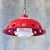 Ceiling Lamp with Red Enamel Overlay, 1960s For Sale - Image 14 of 14