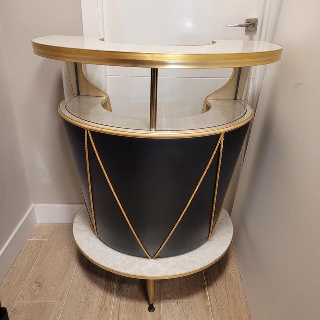 Metal Tambor Bar Cabinet, 1960s For Sale - Image 7 of 18