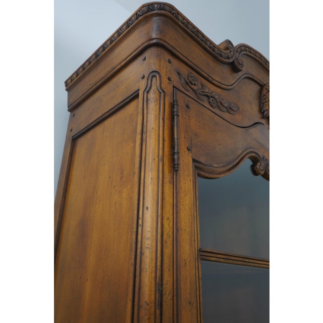 Brown Country French High Quality China Cabinet For Sale - Image 8 of 18