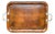 Dutch Burl Wood Serving Tray For Sale