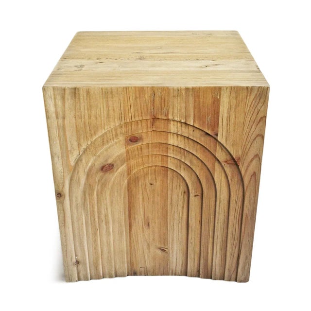 Mod Rainbow Wood Block Side Table Chairish