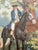1940 Shumman Bavaria Reticulated Potcelain Equestrian Plates For Sale - Image 4 of 8