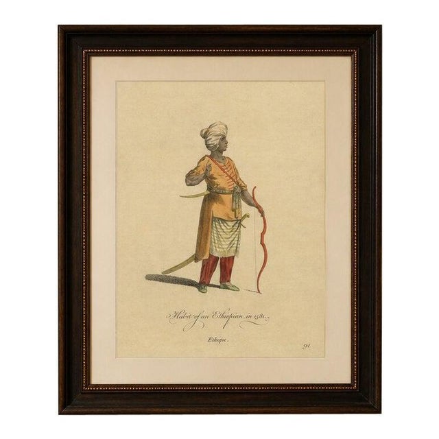 European School Artist, Habit of an Ethiopian, 1749, Engraving For Sale - Image 9 of 9
