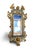 Rococo Italian Rococo Mirror in Gilded Wood with Gold Leaf For Sale - Image 3 of 15