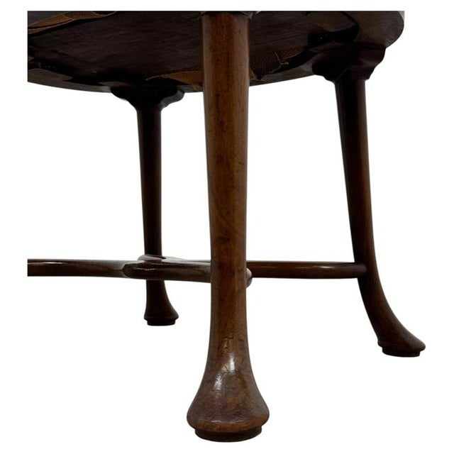 Early 20th Century English Mahogany Armchair in the style of Cornelius v. Smith For Sale - Image 9 of 13