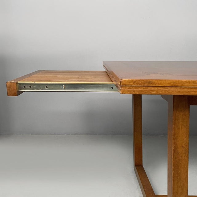 Art Deco Italian Rectangular Dining Table in Wood, 1930s For Sale - Image 15 of 18
