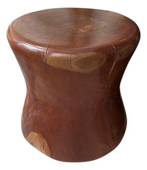 Andrianna Shamaris Wood Side Table or Stool