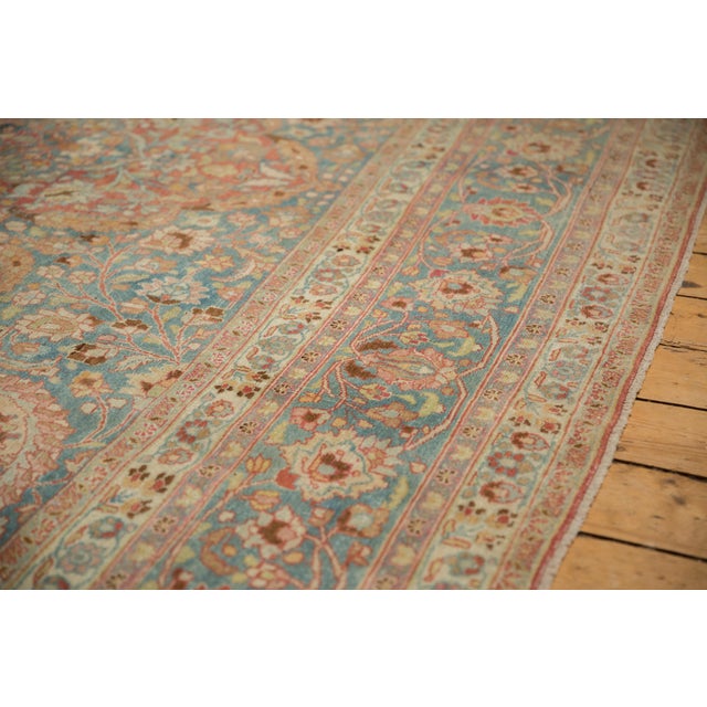Old New House Vintage Distressed Meshed Carpet - 10'3" X 13'3" For Sale - Image 4 of 12