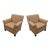 Pair Martin Brattrud Leather Collection Lounge Chairs For Sale