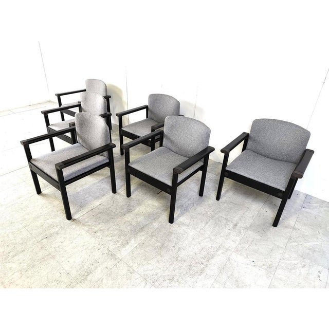 Gold Vintage Armchairs from Gerd Lange, 1970s, Set of 6 For Sale - Image 8 of 10