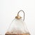antique reclaimed holophane glass pendant light – x a vintage bell shaped holophane glass prismatic pendant light shade...