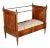 19th Century Napoleon III Child's Bed, Solid Cherry Wood, Hand-Crafted For Sale