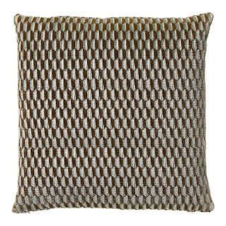The House of Scalamandré Allegra Velvet Pillow, Mineral For Sale