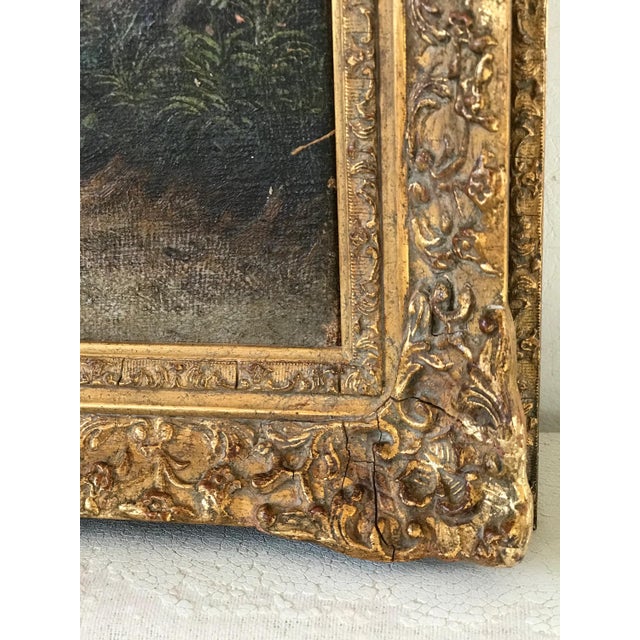 European School, Rural Landscape, 1800s, Oil on Canvas, Framed For Sale - Image 6 of 9