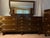 Vintage Latif Bros 100% Solid Rosewood Bedroom Furniture With Brass Hardware - Set of 5 For Sale - Image 10 of 12