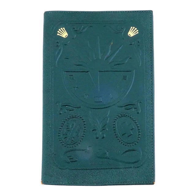 Vintage Swiss Rolex Leather Passport Cover For Sale