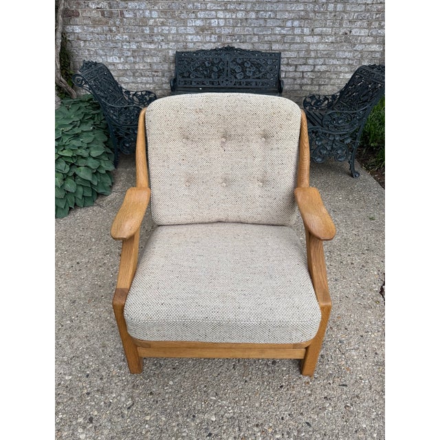 1960s Grégoire Lounge Chair by Guillerme Et Chambron, France 1960s For Sale - Image 5 of 11