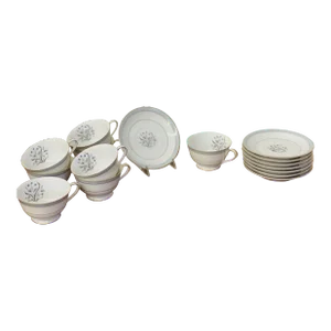 Vintage Valmont Vista Bone China Tea Set Service for Eight- 16 Pieces