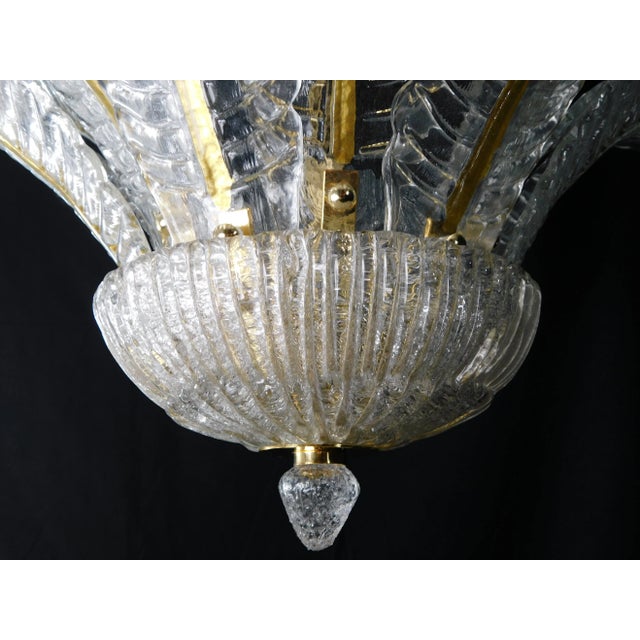 Fabio Ltd 21st Century Gold Fern Flush Mount by Fabio LTD For Sale - Image 4 of 4