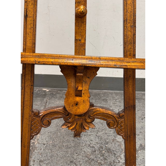 Wood Rococo Revival Wood Chevalet Easel, 19th Century For Sale - Image 7 of 11