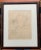 Early 20th Century Framed 1930s Pencil Sketch Portrait of a Woman For Sale - Image 5 of 5