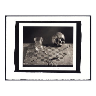 "Game of Chess" 1992 Platinum Photograph by Arkady Lvov For Sale