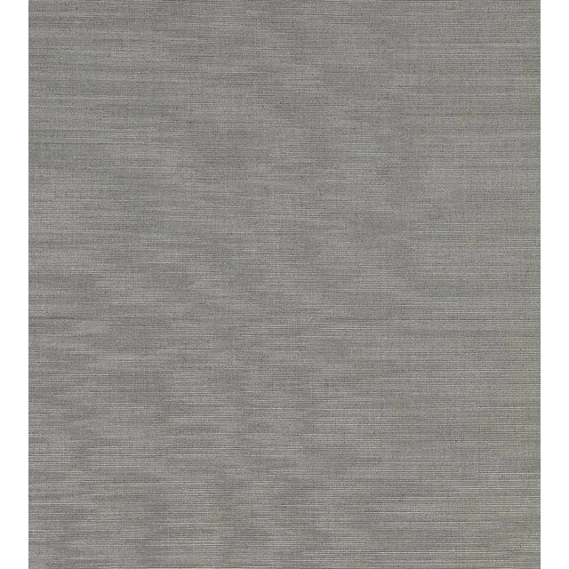 Traditional The House of Scalamandré Riva Moire Fabric, Graphite For Sale - Image 3 of 3