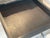 Beautiful Michael Taylor Black Pavillion Side Table with Drawer. Golden floral designs are throughout the piece. On the...